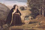 Jean Baptiste Camille  Corot Rebecca au puits (mk11) oil painting picture wholesale